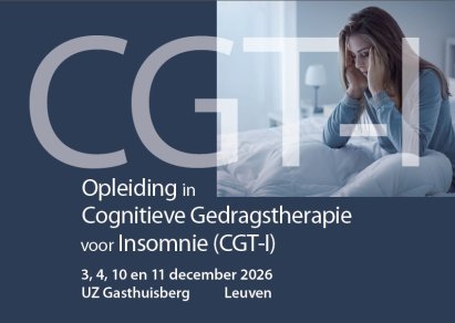 Save the dates: CBT-I course (in Dutch)